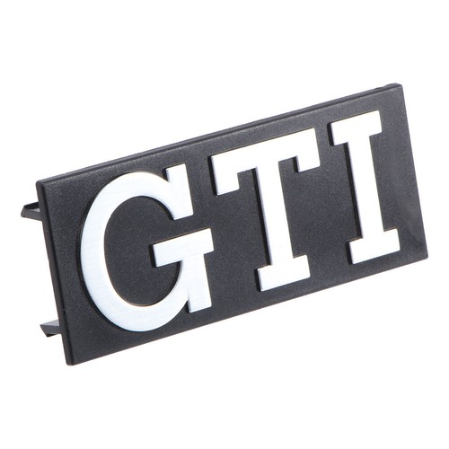 Sigle gti chromé sur - sur, fond