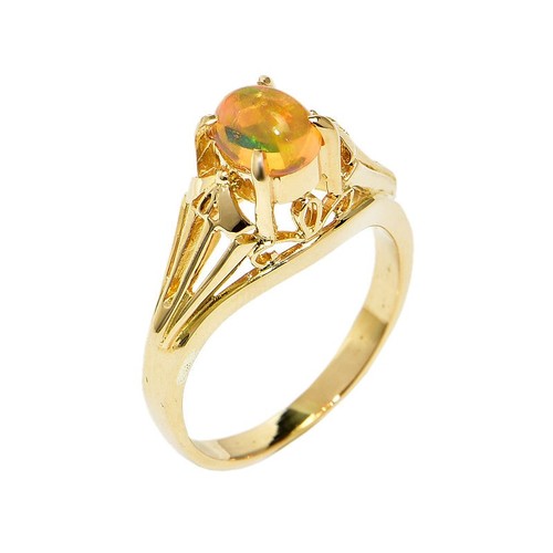Bague cabochon opale - cabochon,