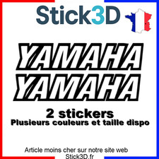 Lot de 2 Stickers Yamaha  Moto