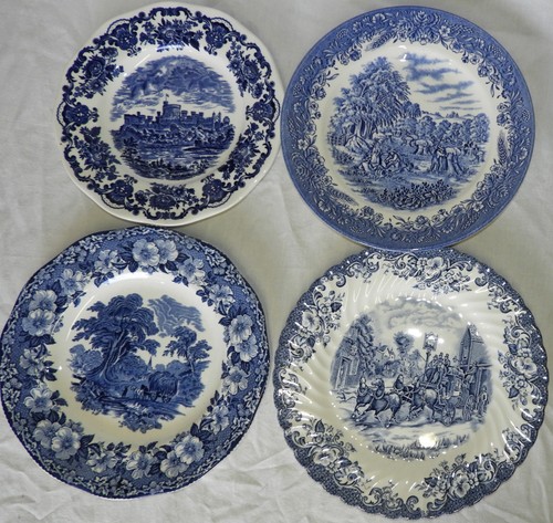 Faïence anglaise lot de 4 - faïence,