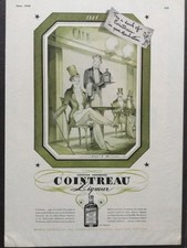 RARE PUBLICITE  COINTREAU   JEAN ADRIEN MERCIER 1938