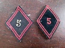 INSIGNE MILITAIRE LOSANGE DE