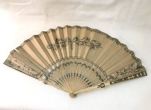 Ancien éventail époque - ancien,
