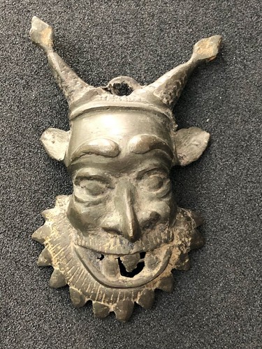 Masque miniature bamoun cire - masque,