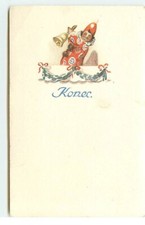 M. Fischerova-Kvéchova - Marionnette de clown sonnant une cloche - Konec