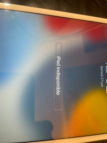 Ipad mini bloqué pour - ipad, mini.