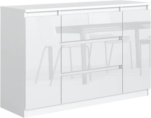 Commode blanc haute - blanc,