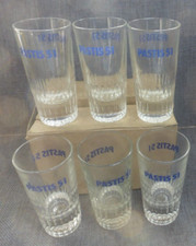 6 verres  momies striés