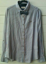 Chemise femme bleu ciel terre