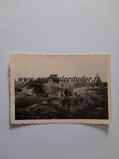 photo originale char panzer  T34 infanterie  ww2 Allemand