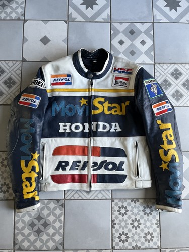 Blouson cuir honda repsol - blouson,