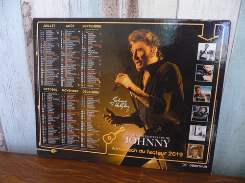 Calendrier johnny hallyday - calendrier,
