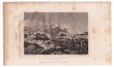 Gravure XIXe Bataille de