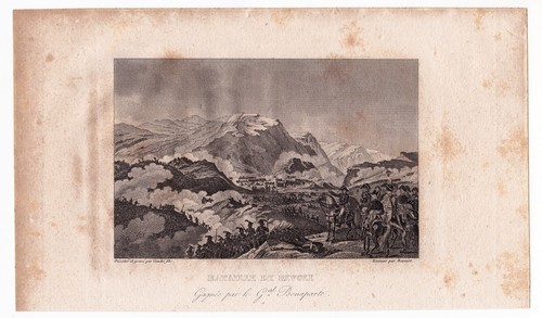 Gravure xixe bataille - bataille, de