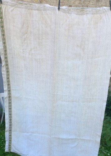 Rideau ancien toile - ancien, lin