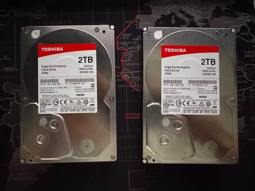 Lot 2to disque dur toshiba - disque,