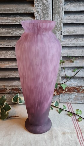 Ancien grand vase pate de - ancien,