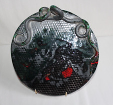 Plat décoratif en céramique signé L' Allure en Pot Corse