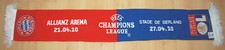 ECHARPE SCARF OLYMPIQUE LYONNAIS BAYERN MÜNCHEN CHAMPIONS LEAGUE 1/2 FINAL 2010