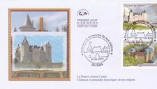 FRANCE 2012 FDC CHATEAUX ET