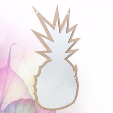  Autocollant mural en pâte de miroir acrylique en forme d'ananas, 1 pièce,