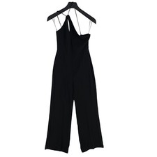 Mango MNG Femme Noir Jumpsuit Long Asymétrique Taille S