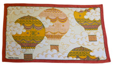Serviette de plage Hermès "Montgolfières"- Hermes Terry Cotton Beach Towel