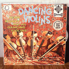 RARE Rudy Risavy Dancing Violins WLP Promo LP Telefunken stereo silver/black VG+