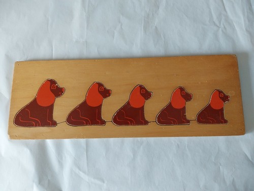 Puzzle bois chiens - 5,