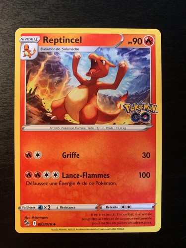 Carte pokémon unco - unco, reptincel