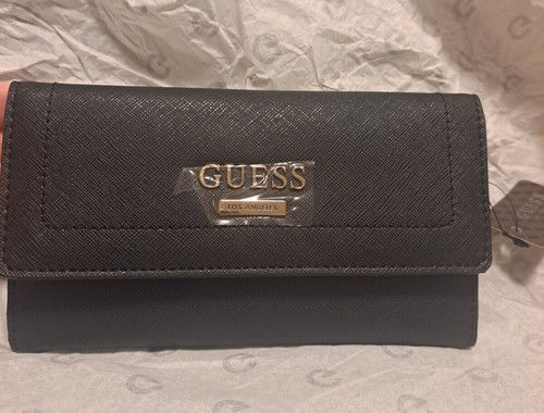 New black guess wallet - guess,
