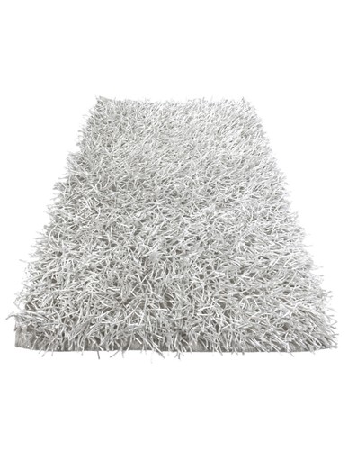 Tapis shaggy blanc moderne - shaggy,