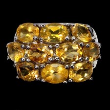 925 Bague en Argent Ovale