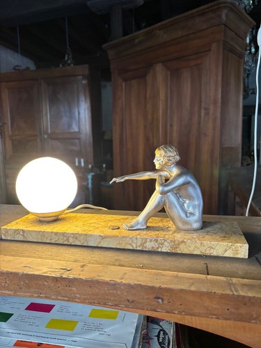 Rare veilleuse art deco - rare,