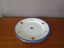 2 Assiettes à dessert  20 cm  Digoin Sarreguemines  Modèle  MARY LOU Vintage