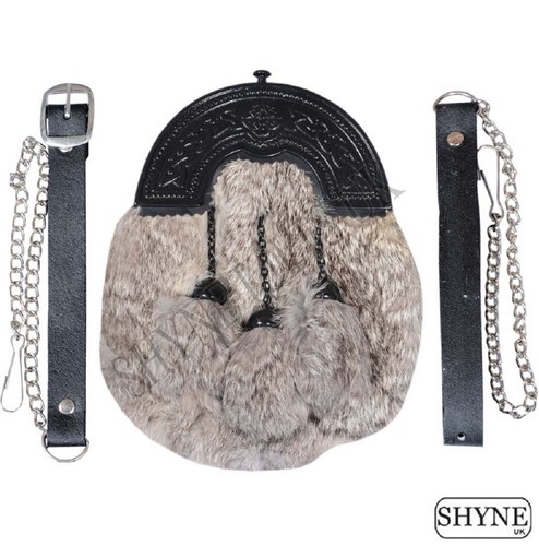 Sporran fourrure lapin - sporran,