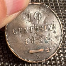 PIECE DE 10 CENTESIMI 1894 R
