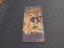 PSP Playstation portable notice manuel Sonic Rivals 2
