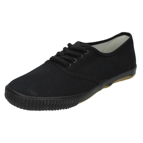 Chaussures plates toile à - chaussures, en