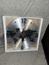 ikea persby clock red hands