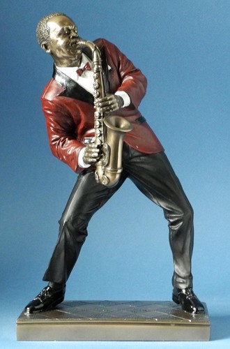 Statuette musicien jazz - statuette,