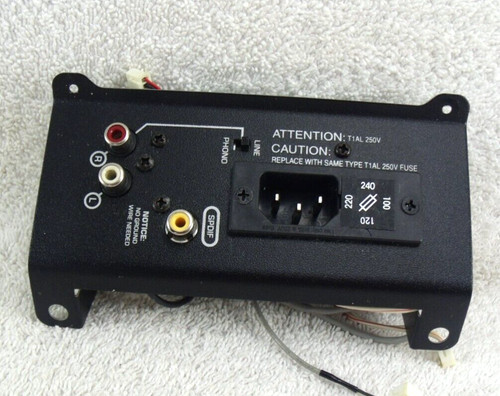 Numark ttx power input and - power,