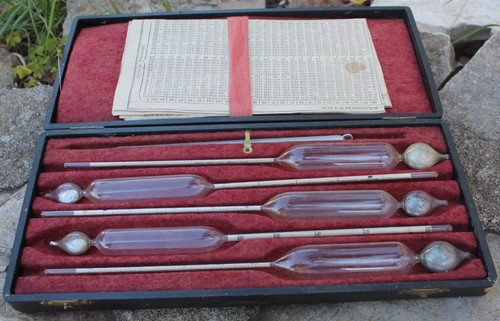 Ancien coffret œnologie godin - œnologie,