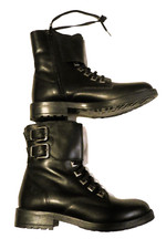 BOOTS RANGERS CUIR NOIR T37 NEUF
