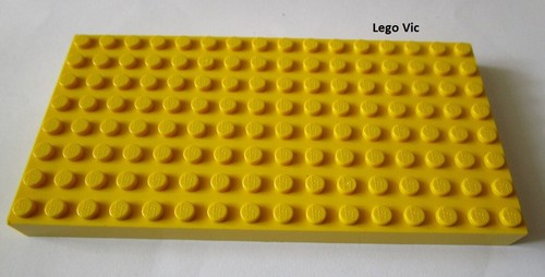 Lego 4204 brick 8x16 yellow - 8x16,