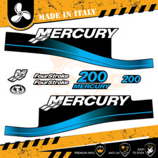 Décalcomanies adhésif Moteur hors-bord Mercury 200 Ch - Four Stroke A