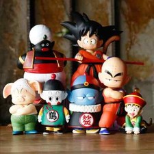 Figurines personnages DRAGON BALL Z Son goku, Krilin, Karin, Popo, Pilaf, Oolong