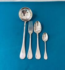 BRILLANTE ménagère 37 pièces CHRISTOFLE  modèle ALBI métal argenté couvert table