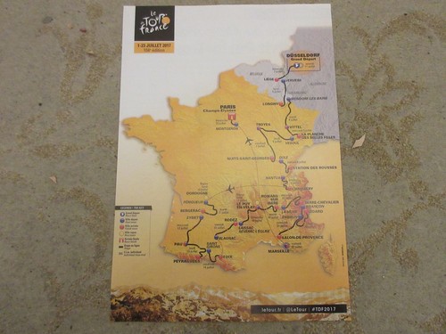 Cyclisme carte tour france - carte,