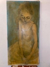 Tableau Ancien Jean Pierre Chaput  : Luis Rivas Arroyo  100x50 Très Rare Toile